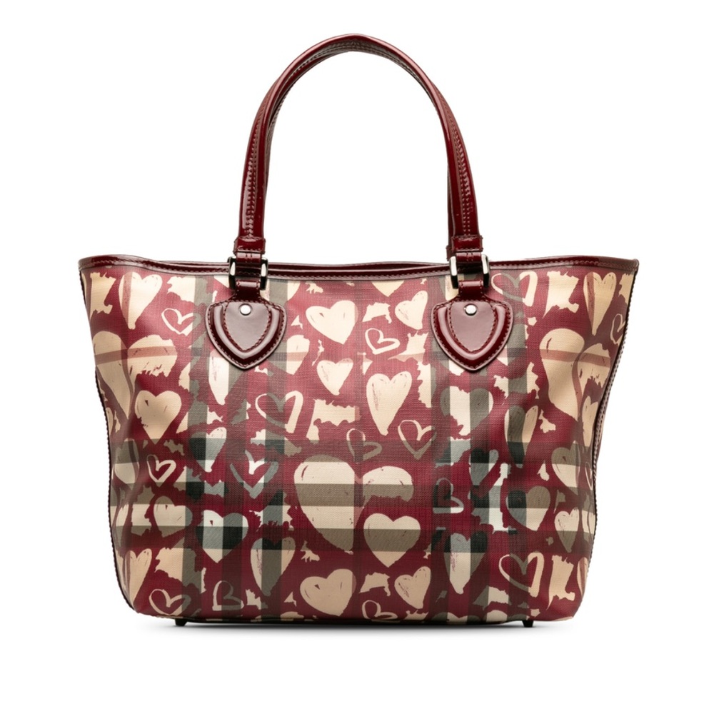 Authentic Burberry Nova check heart tote